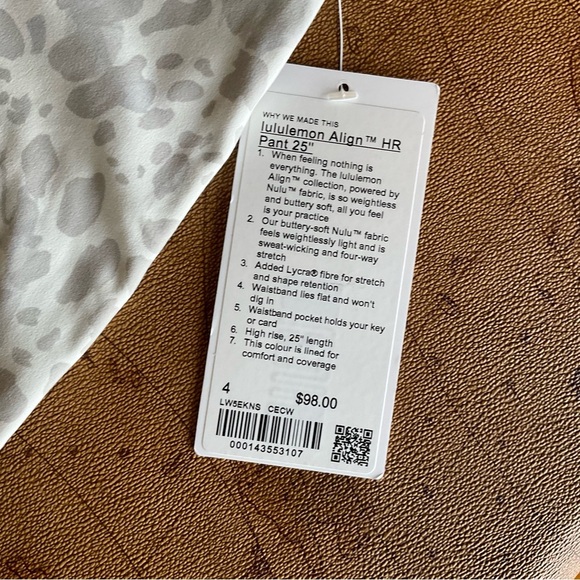 NWT LULULEMON Align HR Pant 25” - Picture 4 of 6